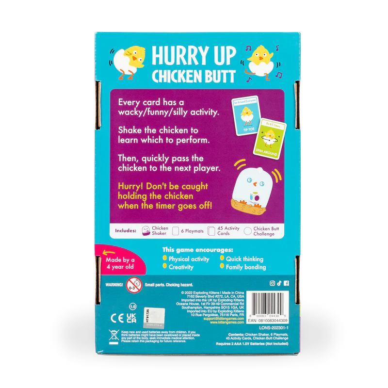 Hurry Up Chicken Butt Game