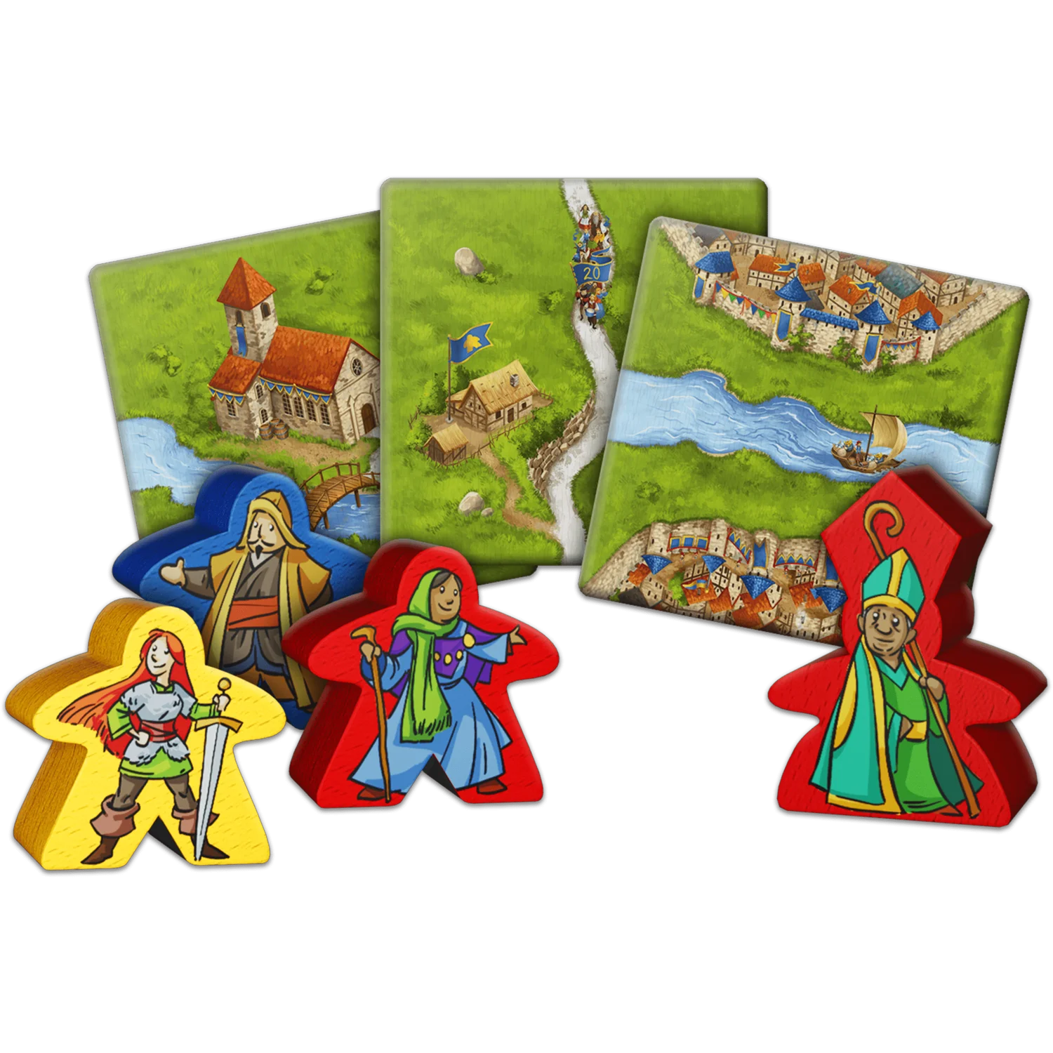 Z-Man Games Carcassonne Game 20th Anniversary Edtion