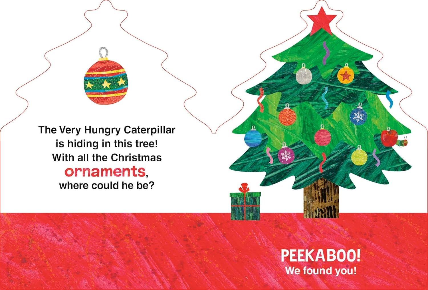 The Very Hungry Caterpillar's Peekaboo Christmas Board Book