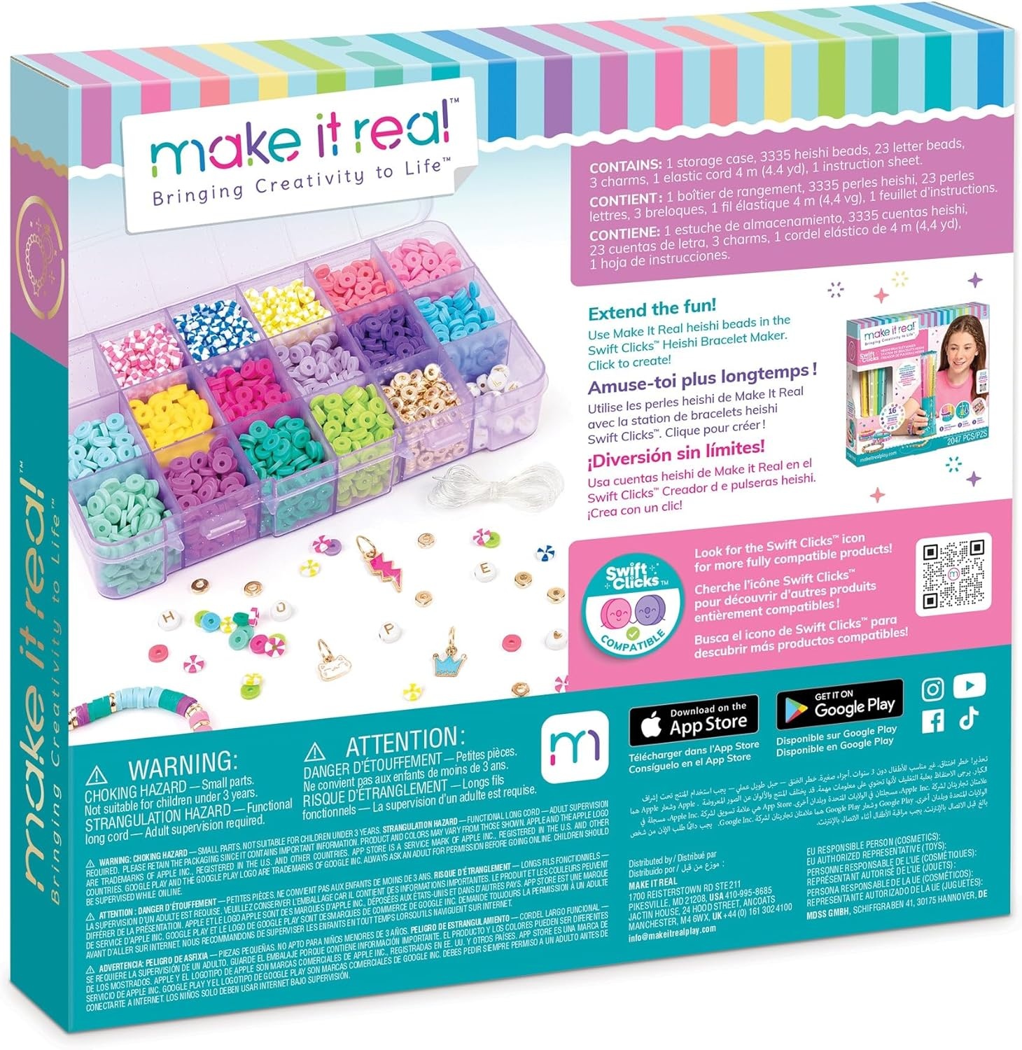 Make It Real Heishi Craze Beads Set with Case