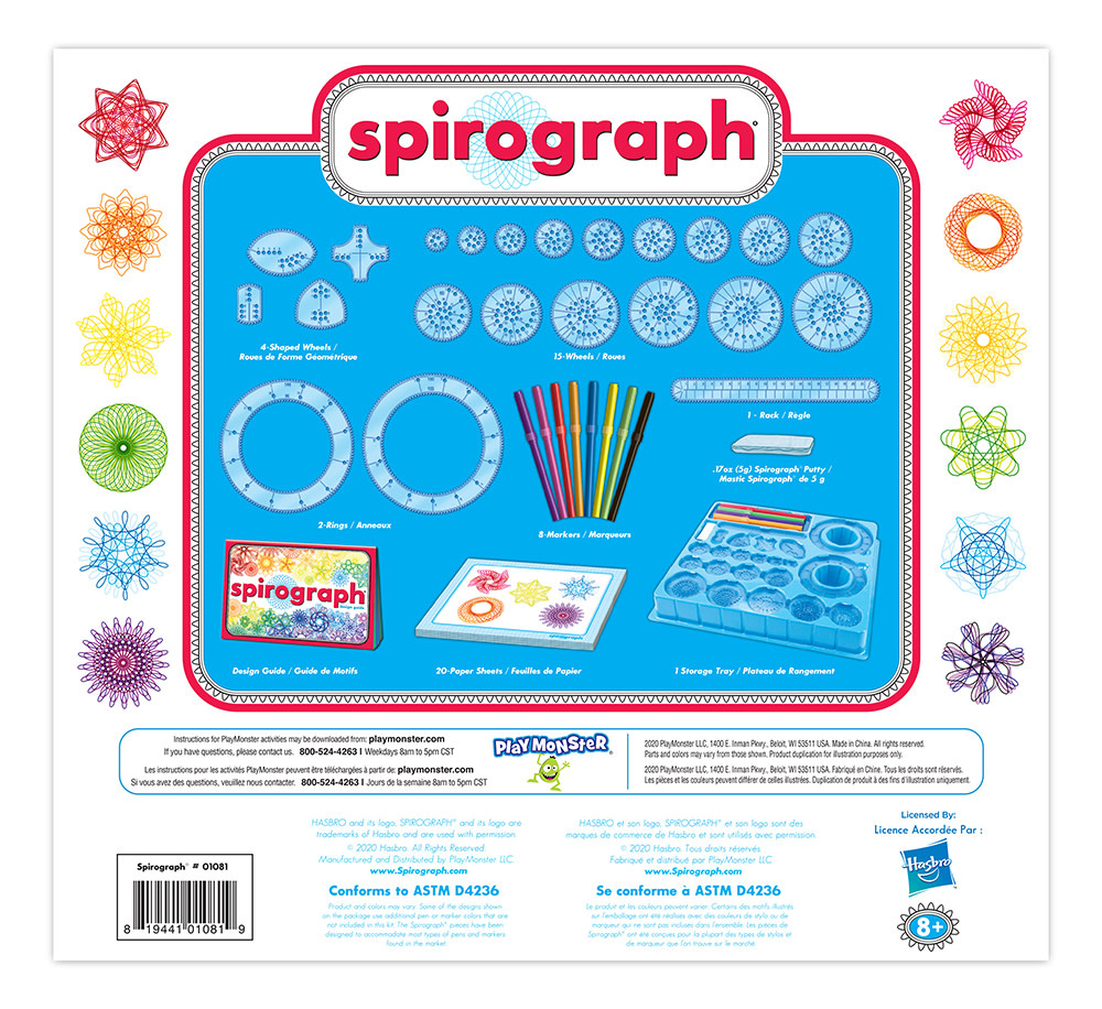 Spirograph Kit with Markers