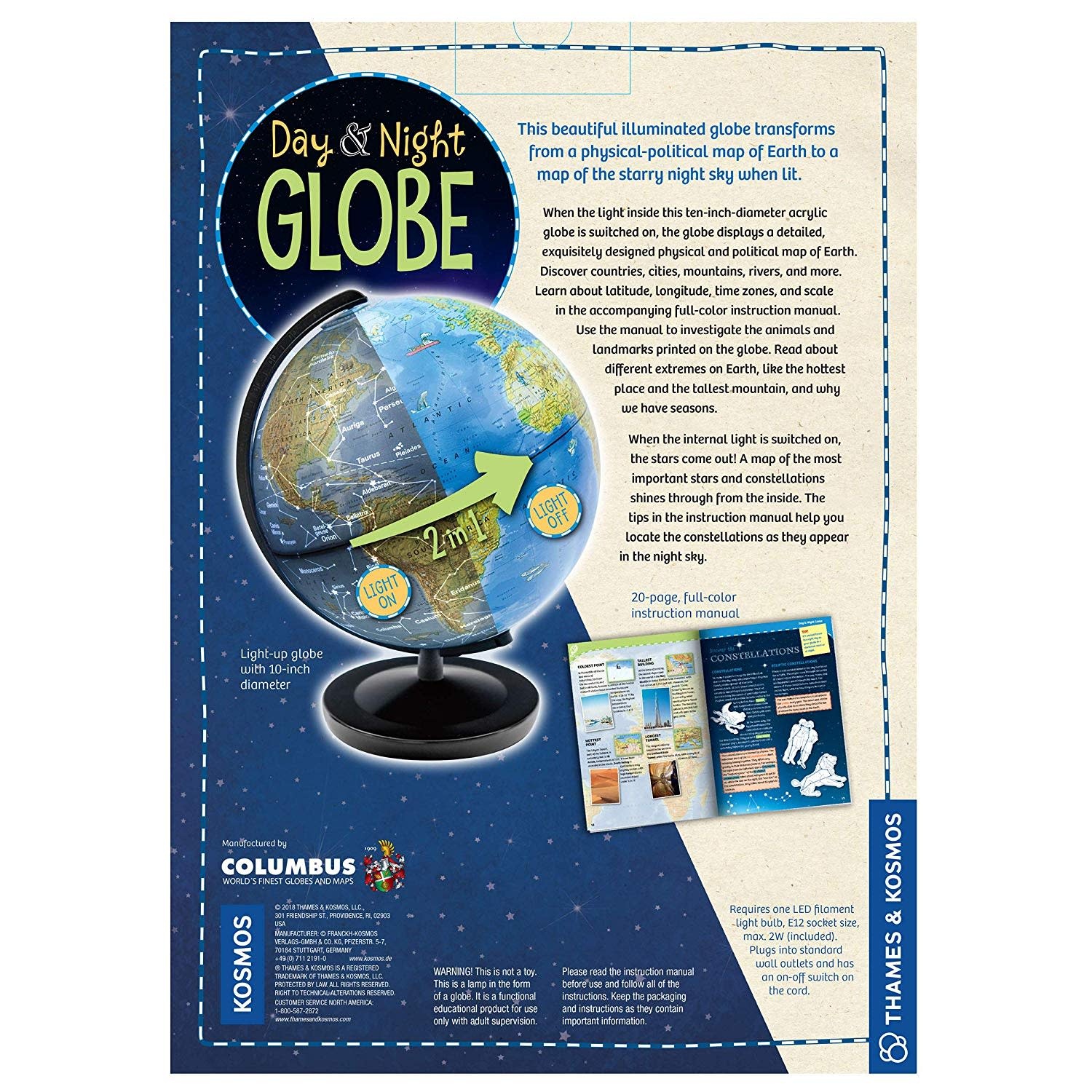 Thames & Kosmos Globe Day & Night