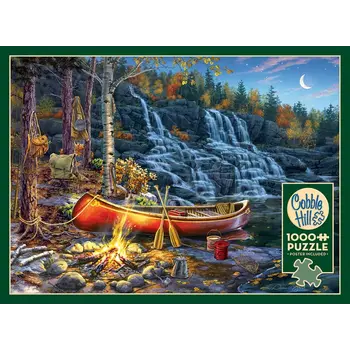 Cobble Hill Puzzles Cobble Hill Puzzle 1000pc Waterfall Camp