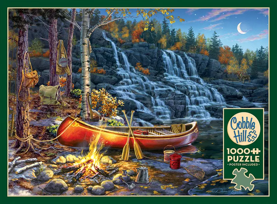 Cobble Hill Puzzles Cobble Hill Puzzle 1000pc Waterfall Camp