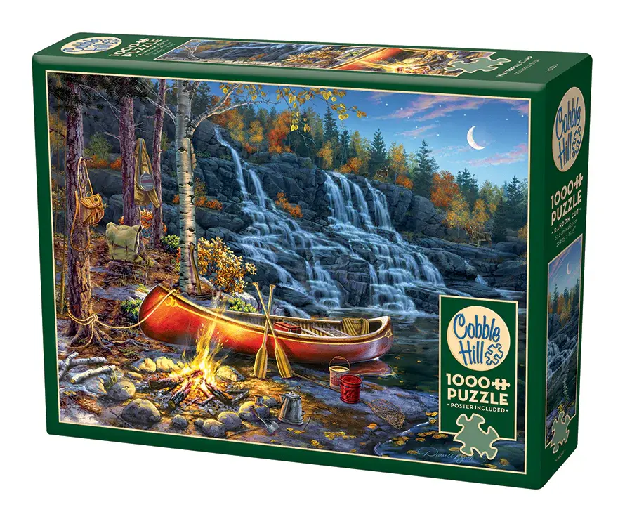 Cobble Hill Puzzles Cobble Hill Puzzle 1000pc Waterfall Camp
