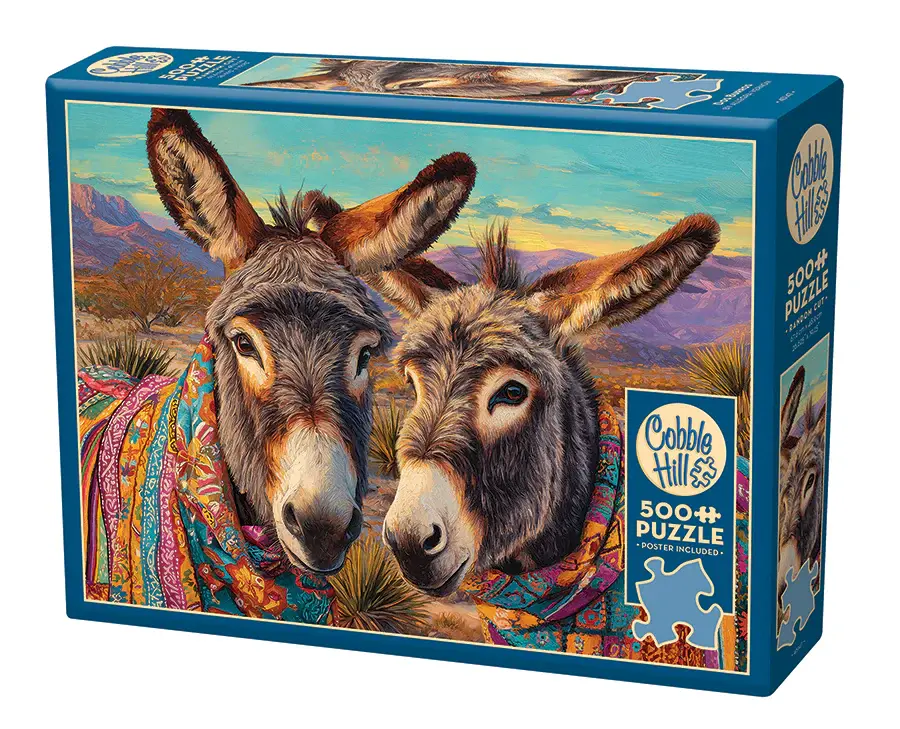 Cobble Hill Puzzles Cobble Hill Puzzle 500pc Dos Burros