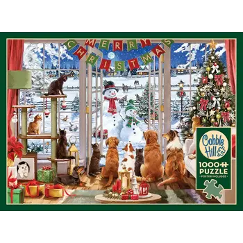 Cobble Hill Puzzles Cobble Hill Puzzle 1000pc Christmas Visitors