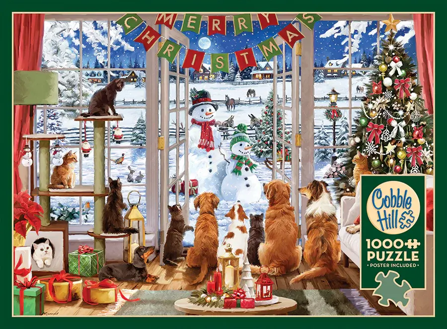 Cobble Hill Puzzles Cobble Hill Puzzle 1000pc Christmas Visitors