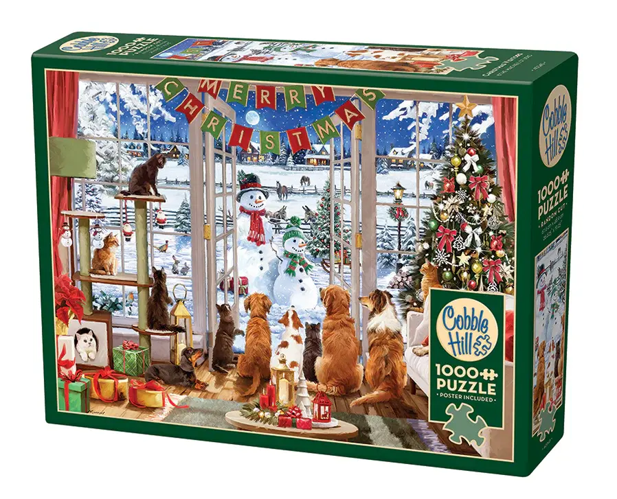 Cobble Hill Puzzles Cobble Hill Puzzle 1000pc Christmas Visitors