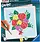 CreArt Adult 20 x 20cm Painting by Numbers Rose Bouquet