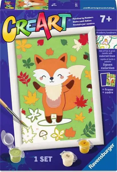 CreArt Painting by Numbers Fantastic Fox