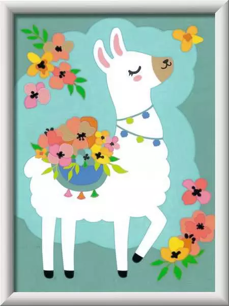 CreArt Painting by Numbers 18 x 24cm No Probllama