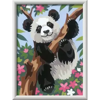 CreArt Painting by Numbers 18 x 24cm Playful Panda