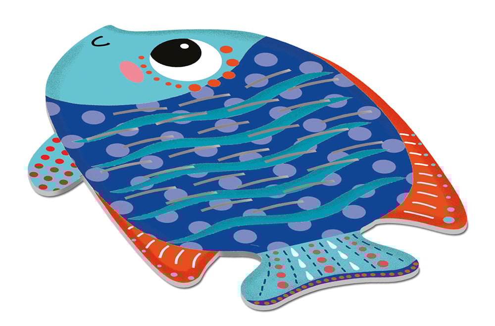 Crea Lign' Metallic Scales Seabeds