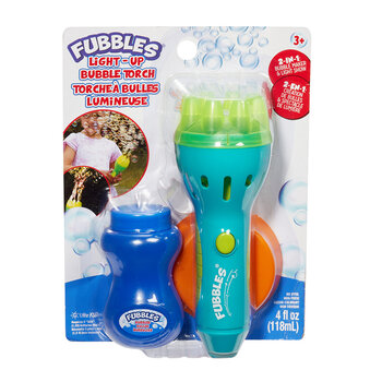 Little Kids Fubbles Bubble Light-Up Bubble Torch