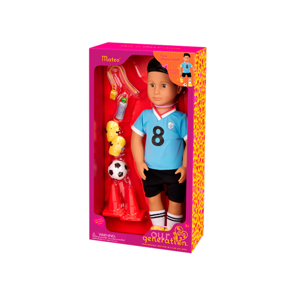 Our Generation Doll Mateo the Soccer Player