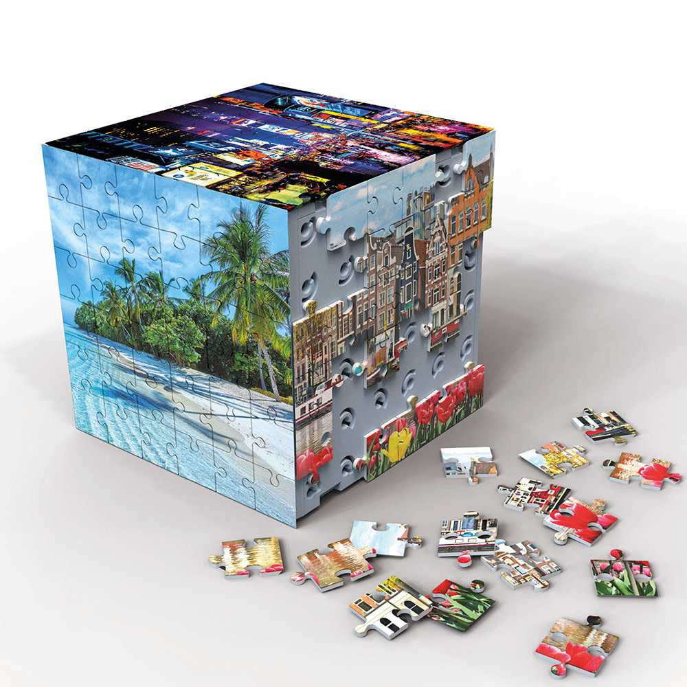 Educa 3D Puzzle Cube: Travel