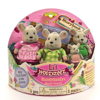 Li'l Woodzeez Family Handydandy Mice