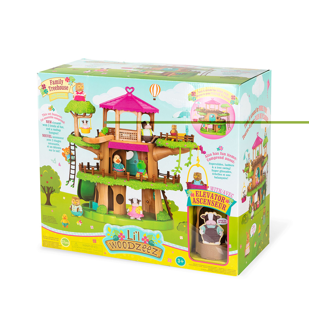 Li'l Woodzeez Family Treehouse Playset