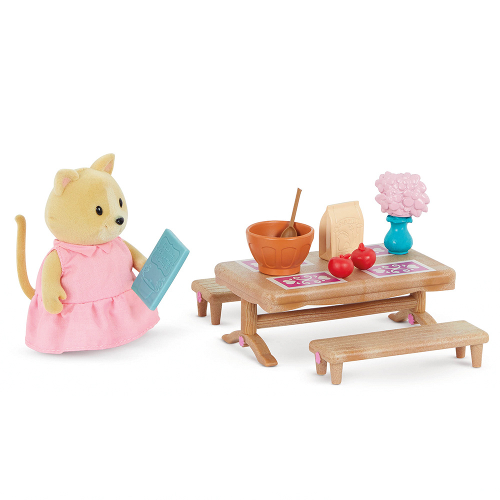 Li'l Woodzeez Master Bedroom and Dining Set