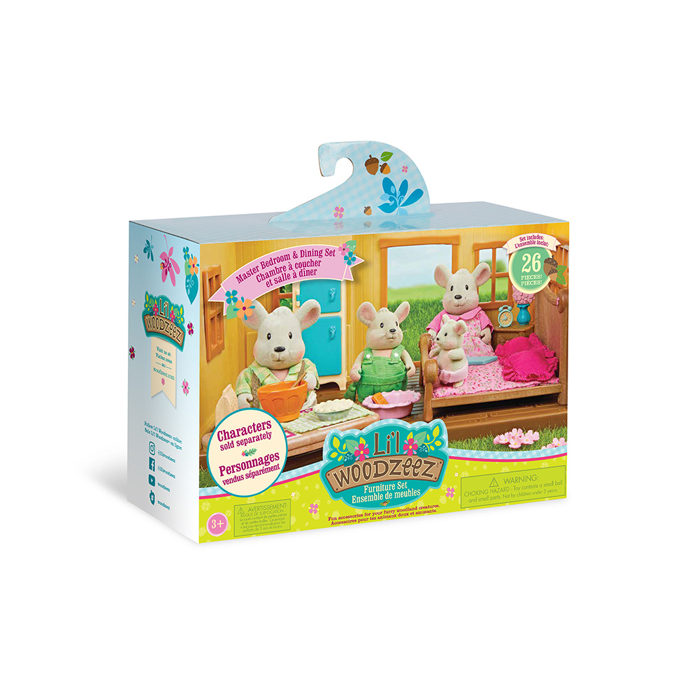 Li'l Woodzeez Master Bedroom and Dining Set