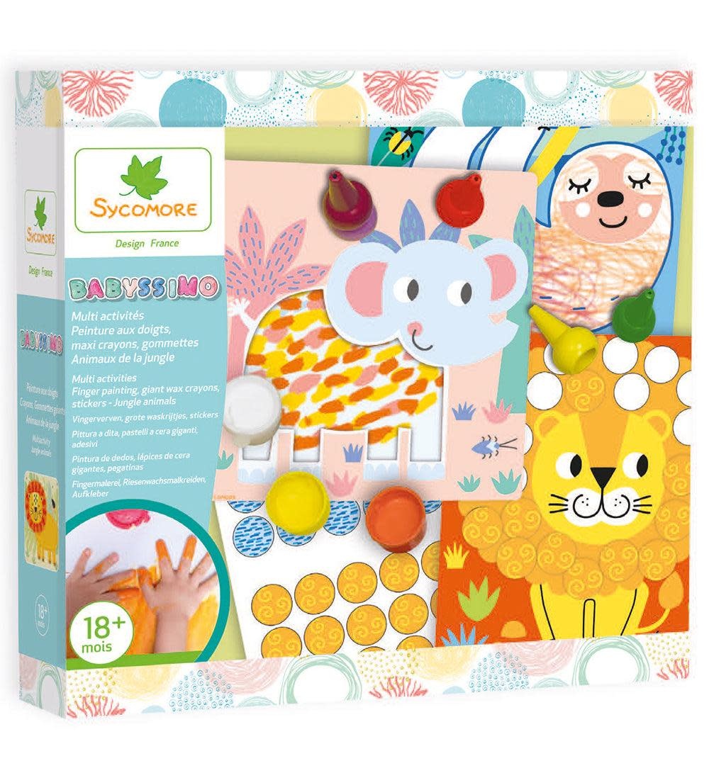 Babyssimo XL Multi-Activities: Paint, Stickers, Colouring