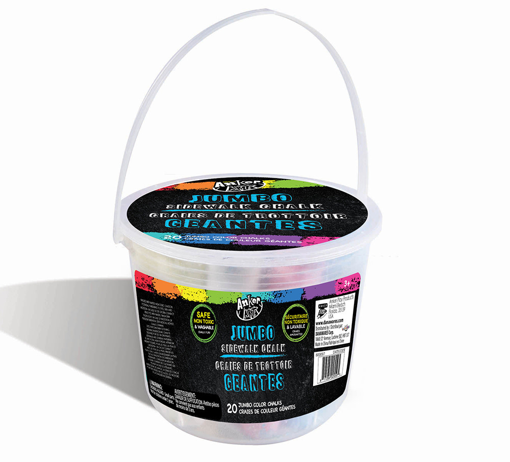 Anker Jumbo Sidewalk Chalk 20pcs