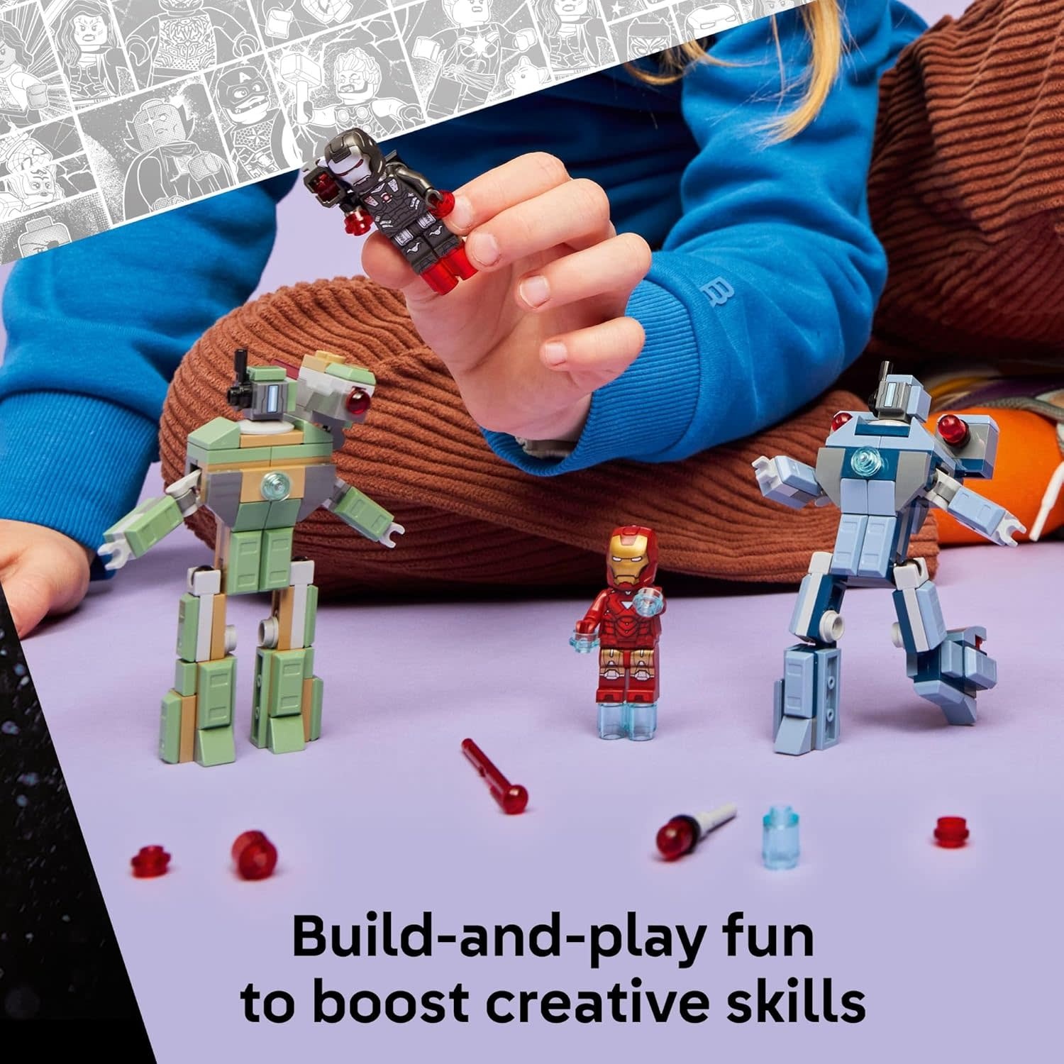 Lego Lego Super Heros Iron Man & War Machine vs Drones