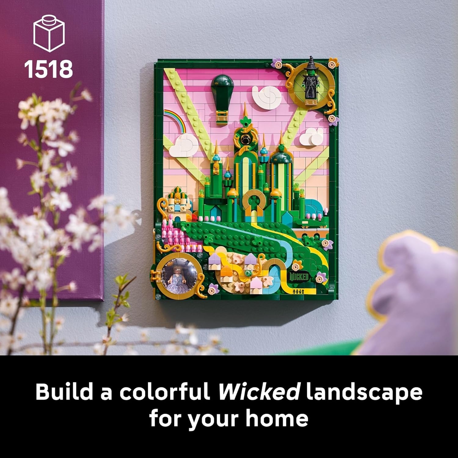 Lego Lego Wicked Emerald City Wall Art