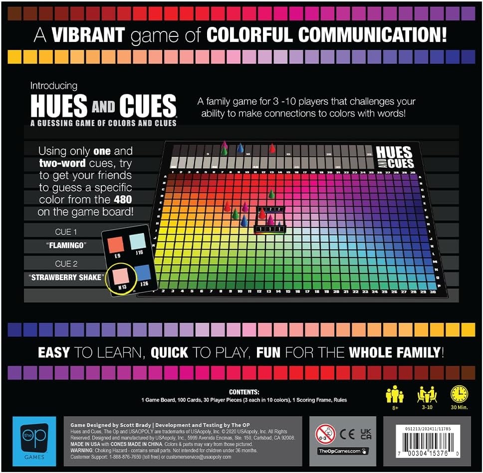 Hues and Cues Board Game