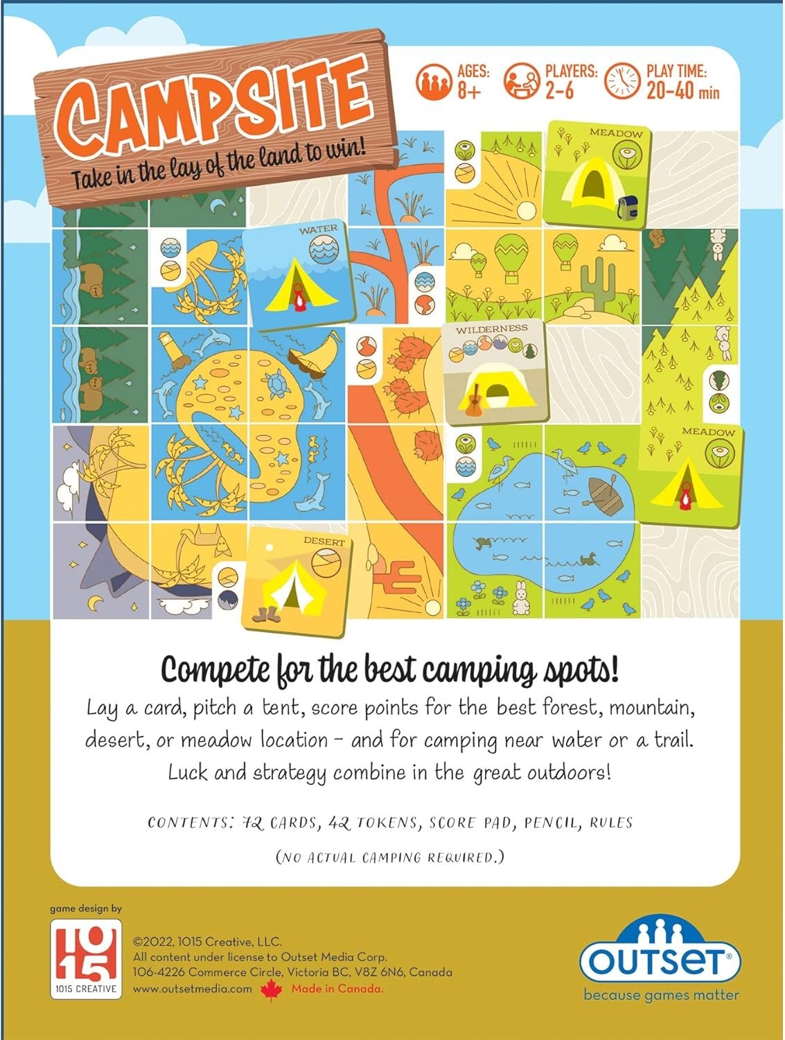 Outset Campsite Game