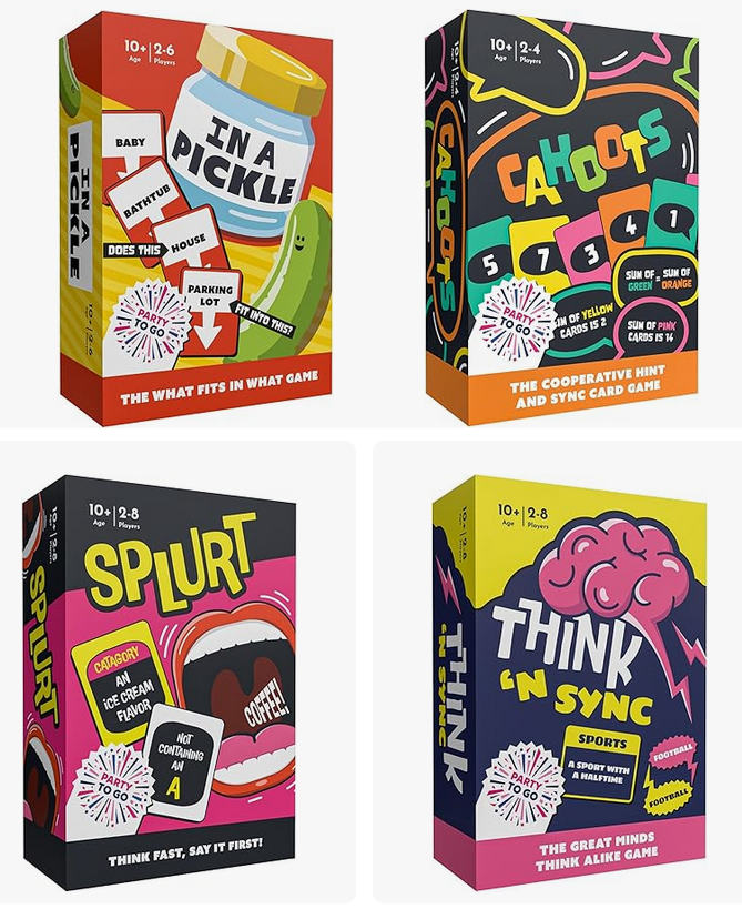 Gamewright Party to Go Games: Assorted