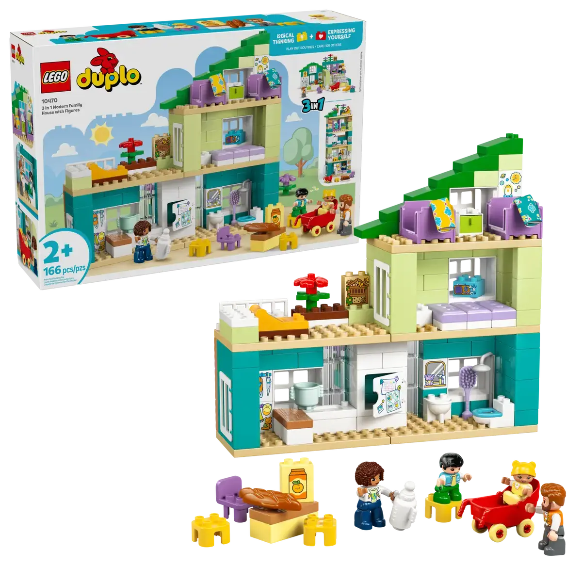 Lego Lego Duplo 3 in 1 Modern Family House