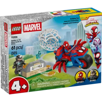 Lego Lego Spidey on his Motorcycle