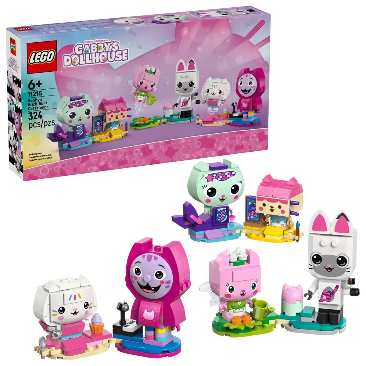 Lego Lego Gabby's Brick Built Cat Friends