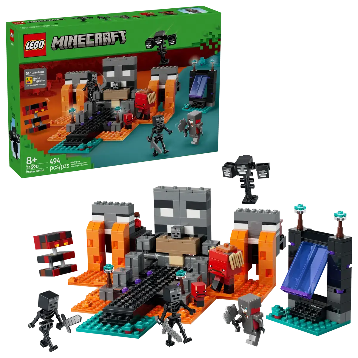 Lego Lego Minecraft Wither Battle