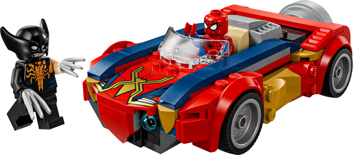 Lego Lego Marvel Spider-Man Car vs Venomized Wolverine