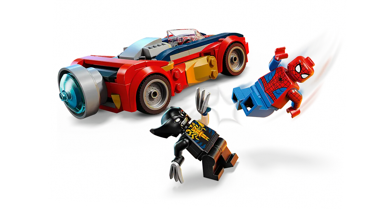 Lego Lego Marvel Spider-Man Car vs Venomized Wolverine