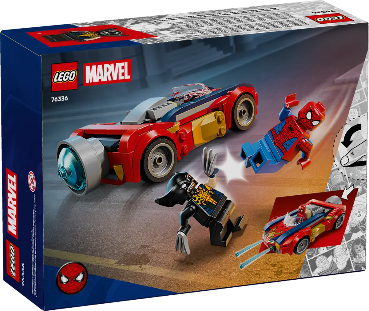 Lego Lego Marvel Spider-Man Car vs Venomized Wolverine
