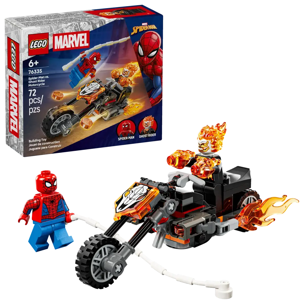 Lego Lego Marvel Spider-Man vs Ghost Rider Motorcycle