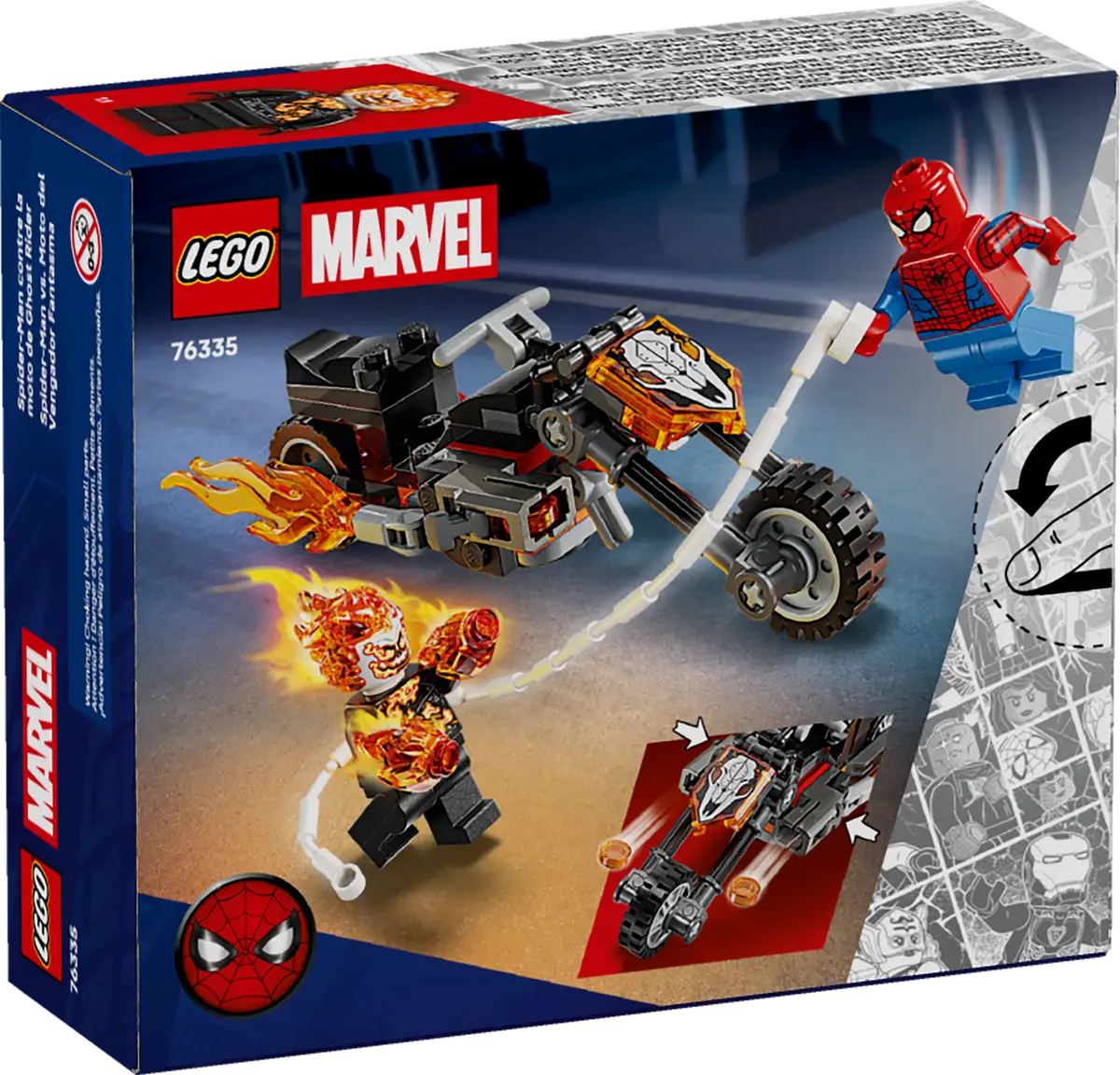 Lego Lego Marvel Spider-Man vs Ghost Rider Motorcycle