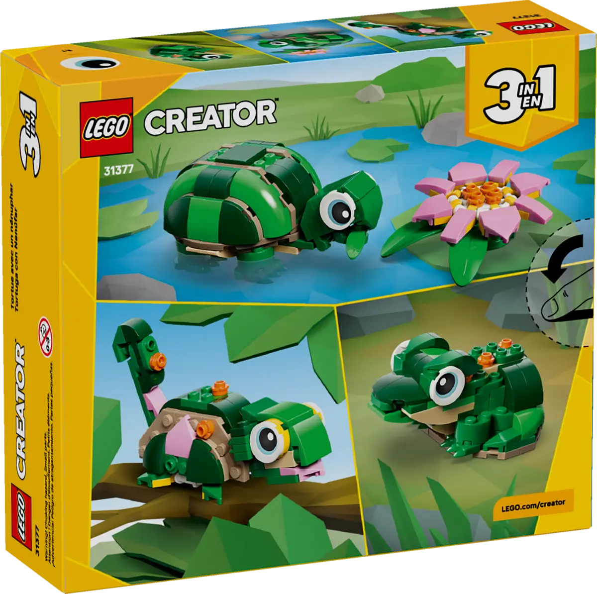 Lego Lego Creator Turtle with a Water Lily