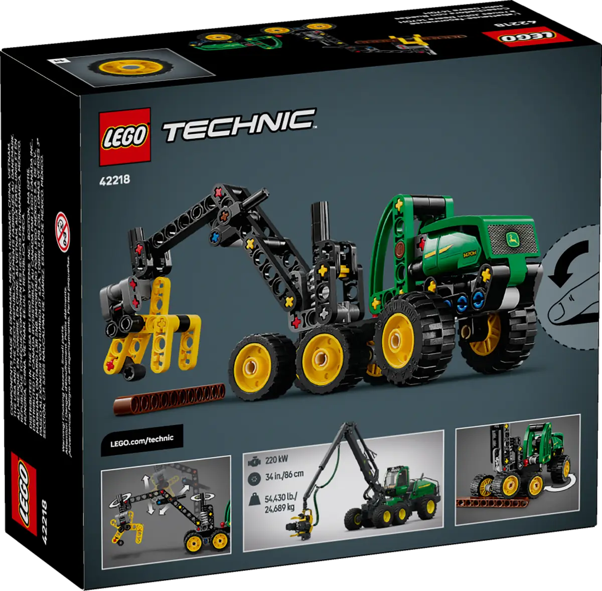 Lego Lego Technic John Deere Wheeled Harvester