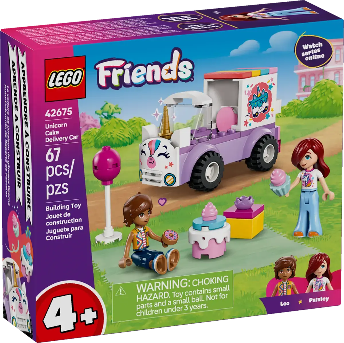Lego Lego Friends Unicorn Cake Delivery Car
