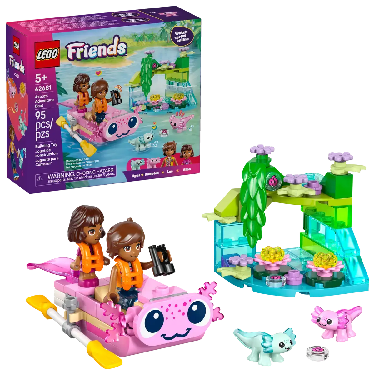 Lego Lego Friends Axolotl Adventure Boat