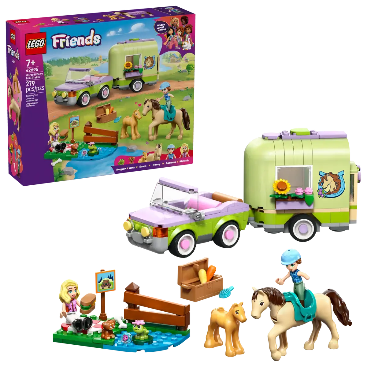 Lego Lego Friends Horse and Foal Trailer