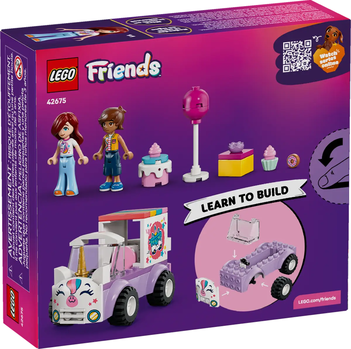 Lego Lego Friends Unicorn Cake Delivery Car