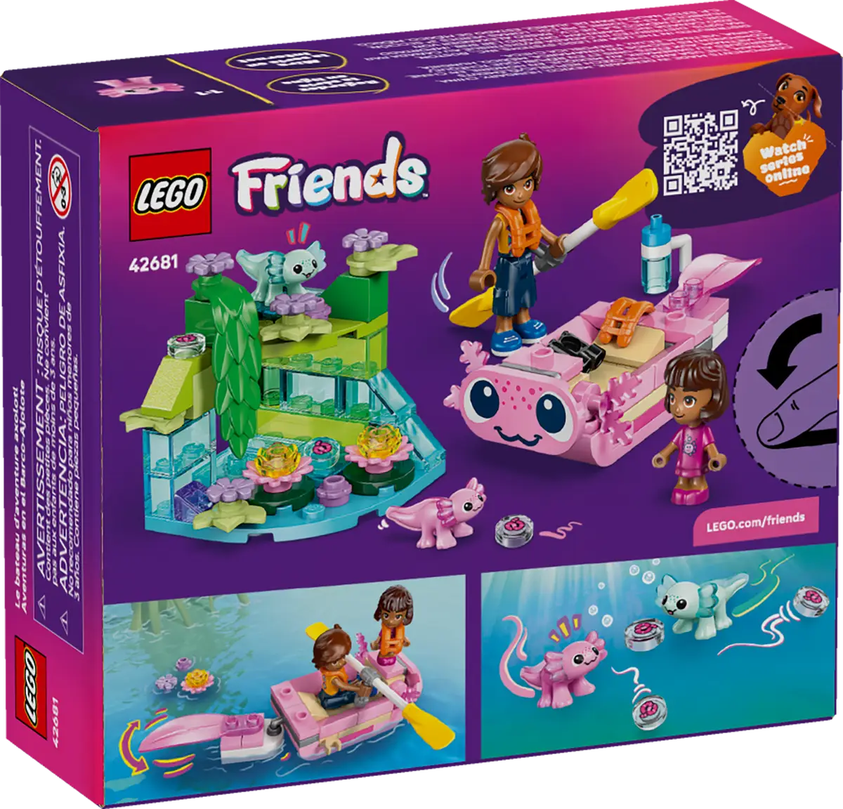 Lego Lego Friends Axolotl Adventure Boat