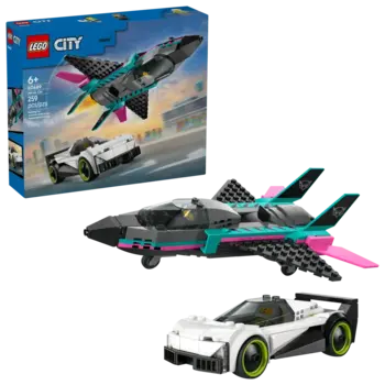Lego Lego City Jet vs Car