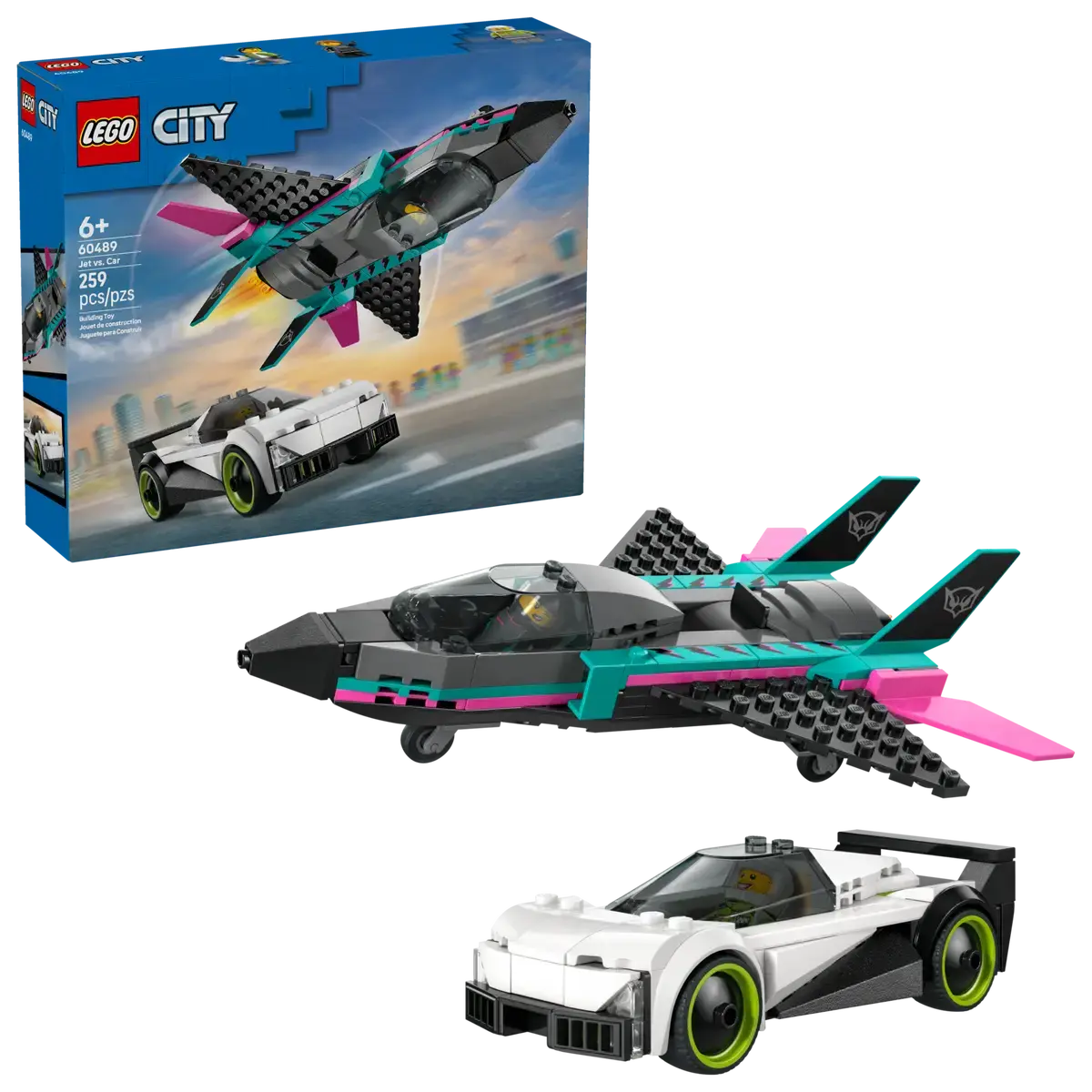 Lego Lego City Jet vs Car